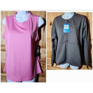 Columbia Half-Zip & Avia Tank – Women’s Small, NWT 2-Pack